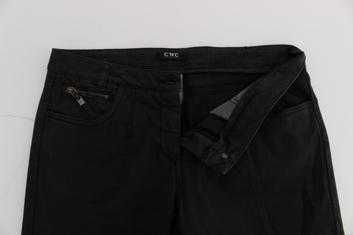 Pair of black jeans on a table