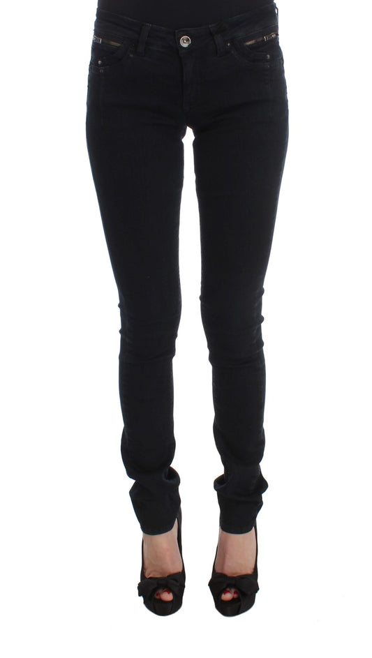 Pair of black skinny jeans on a mannequin