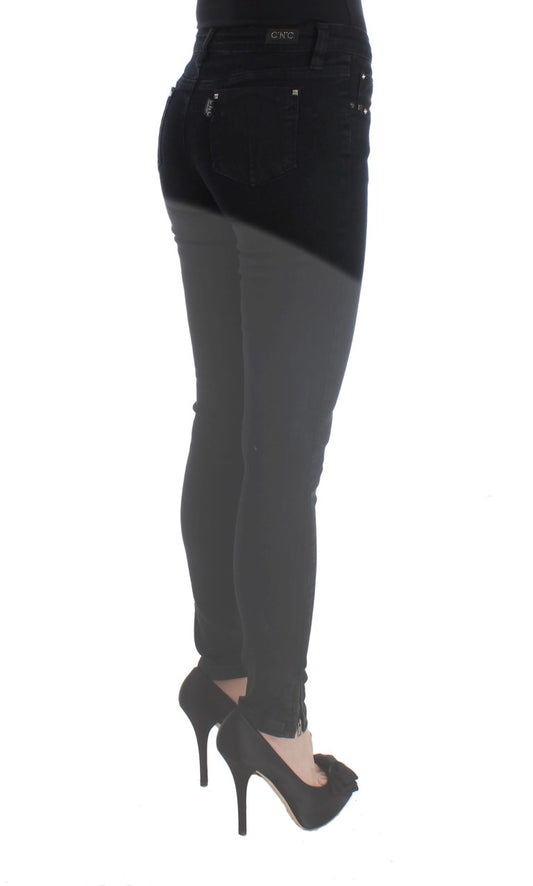 Woman wearing black pants and heels