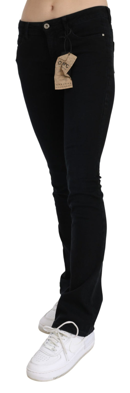 Pair of black skinny jeans