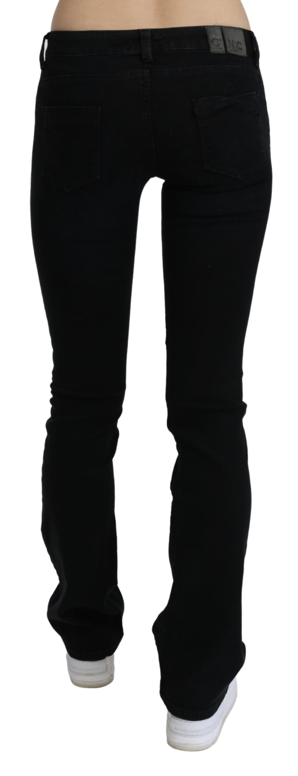 Pair of black skinny jeans on a mannequin