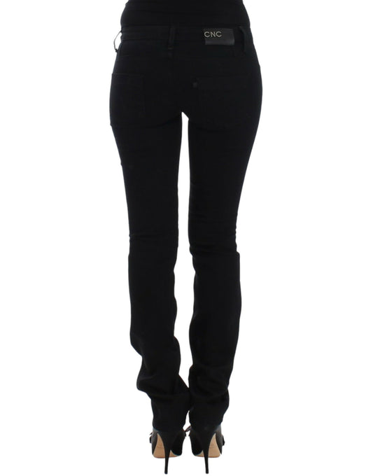 Black skinny jeans on a mannequin