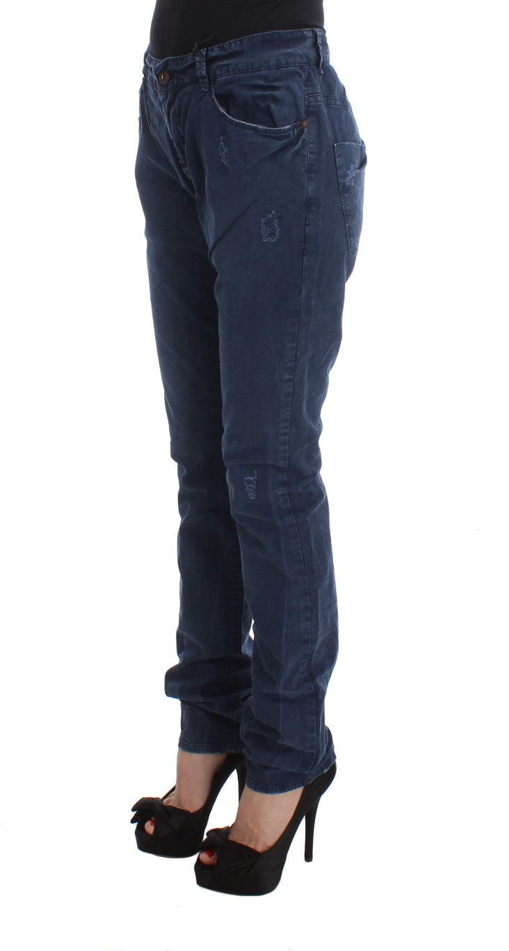 Pair of blue jeans on a mannequin