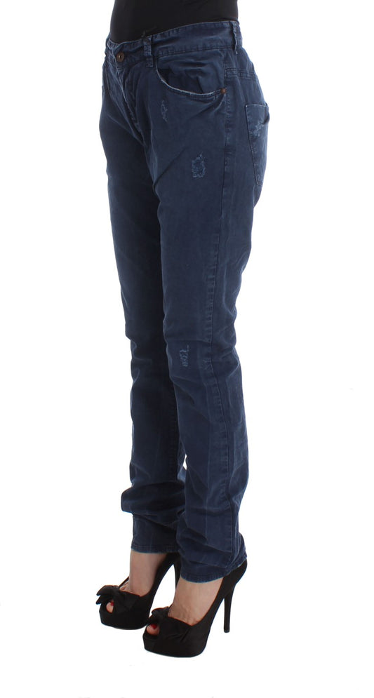 Pair of blue jeans on a mannequin