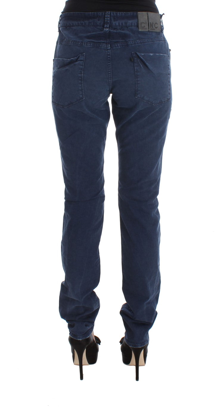 Pair of blue jeans on a mannequin
