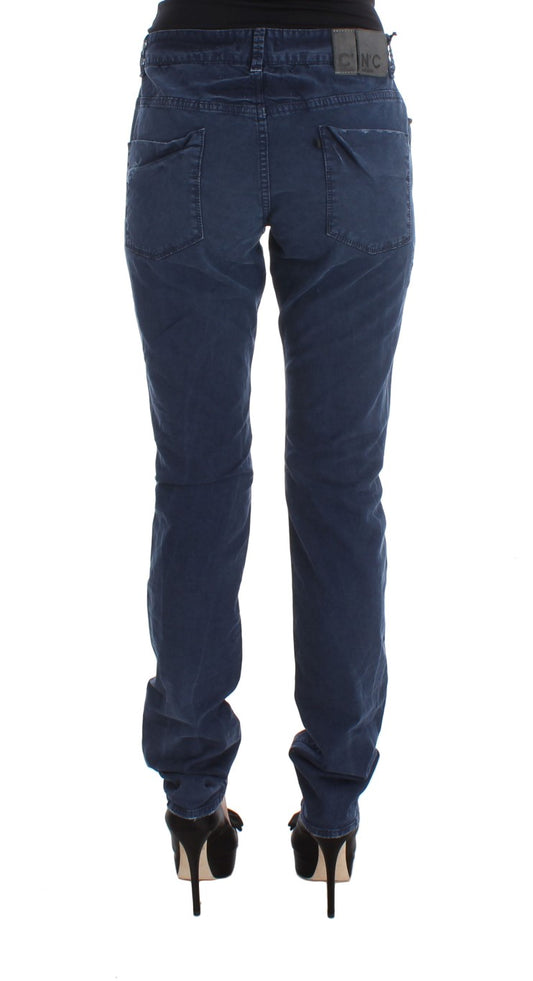 Pair of blue jeans on a mannequin