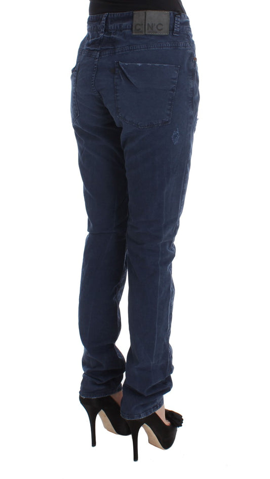 Pair of blue jeans on a mannequin