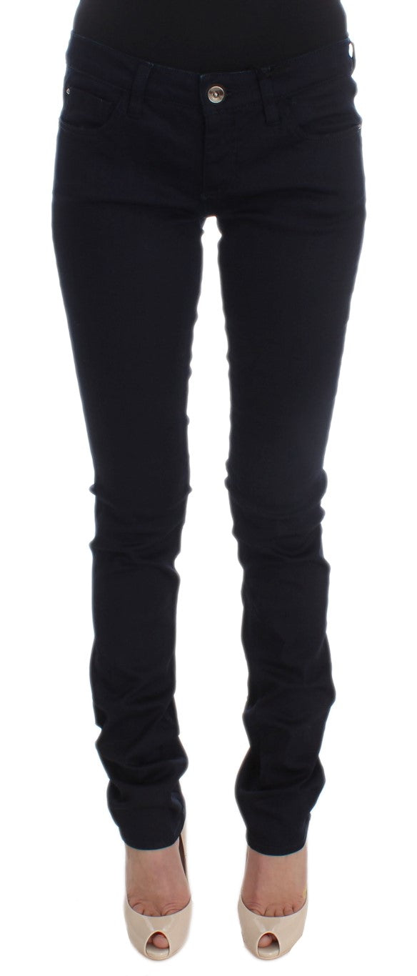 Pair of black skinny jeans on a mannequin