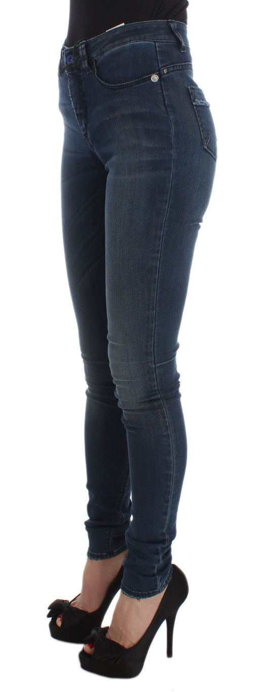 Pair of blue jeans on a mannequin
