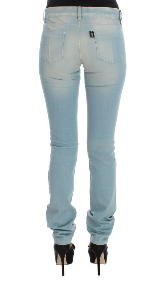 Pair of blue jeans on a mannequin