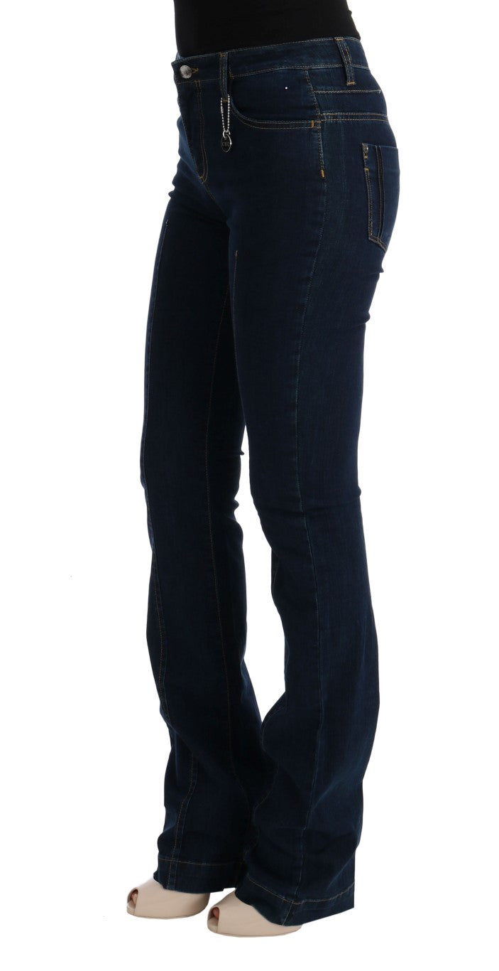 Pair of blue jeans on a mannequin
