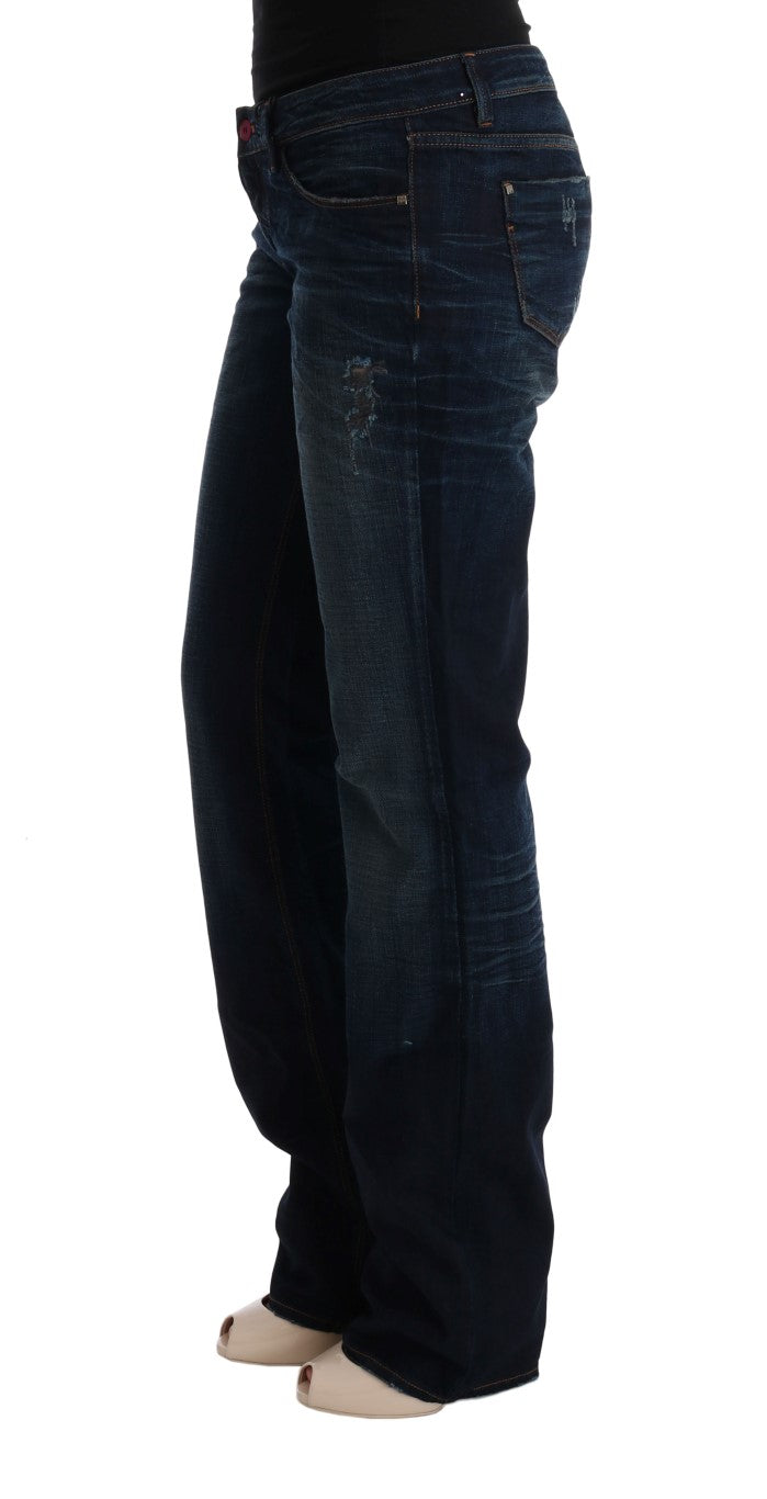 Pair of blue jeans on a mannequin