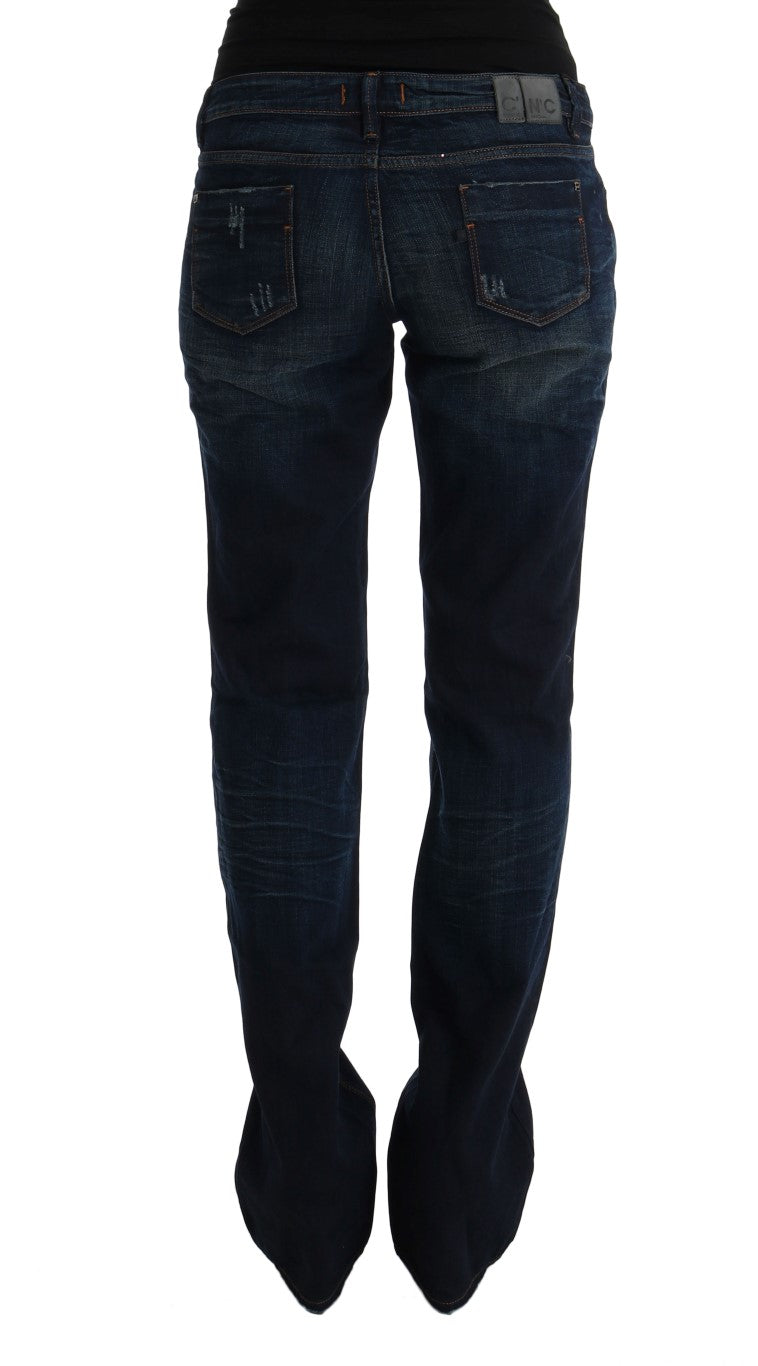 Pair of blue jeans on a mannequin