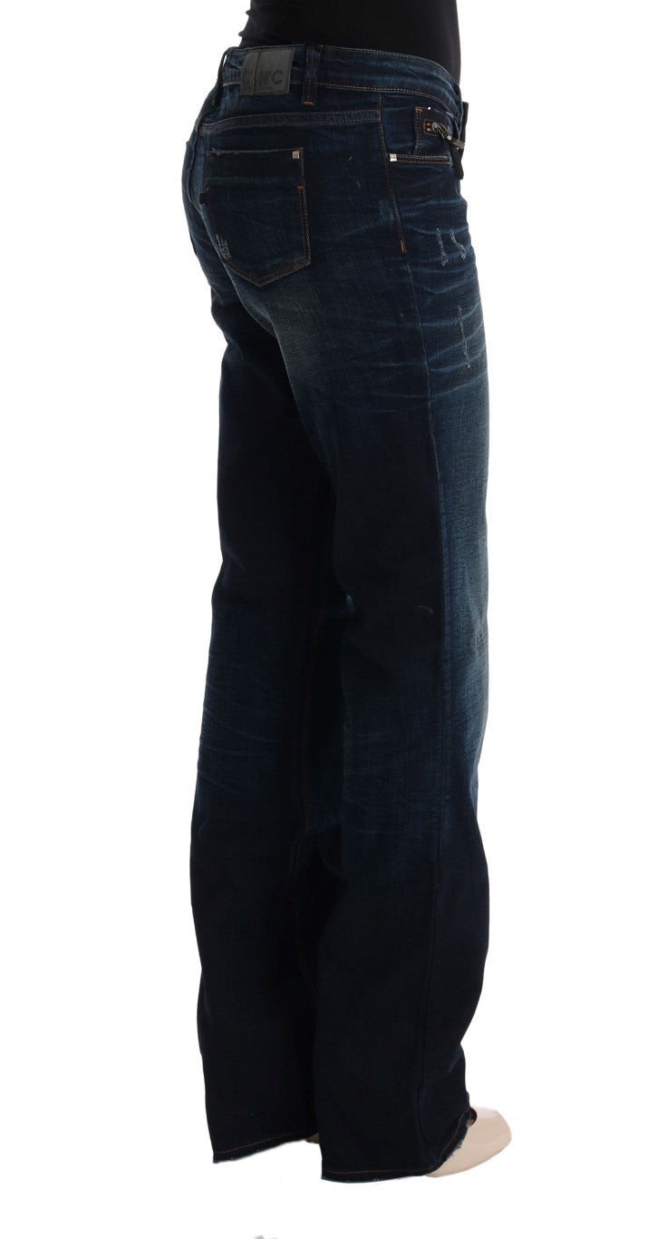Pair of blue jeans on a mannequin