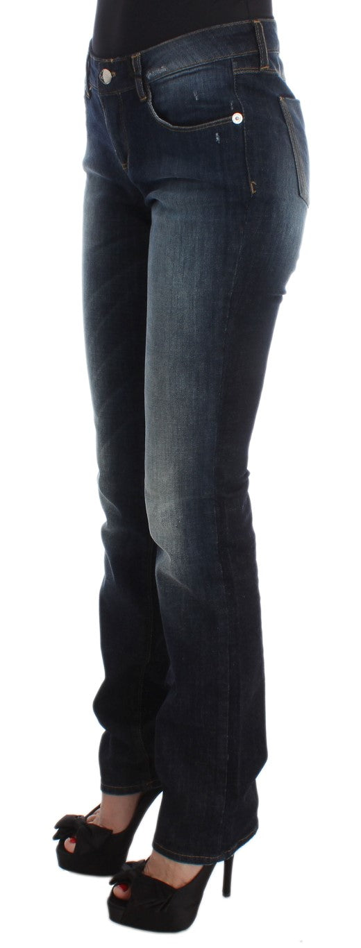 Pair of blue jeans on a mannequin