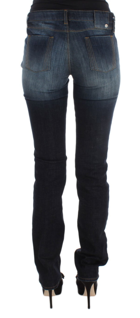 Pair of blue jeans on a mannequin