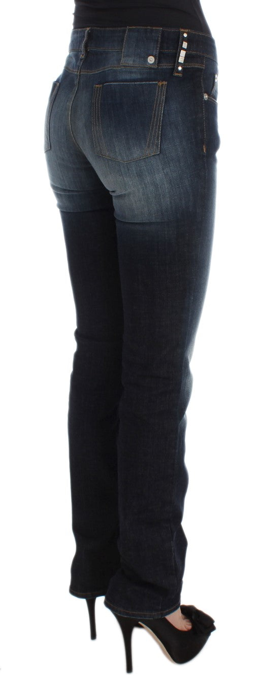 Pair of blue jeans on a mannequin