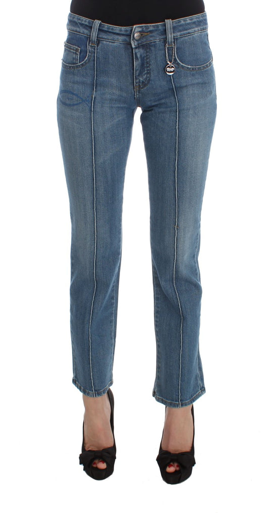 Pair of blue jeans on a mannequin