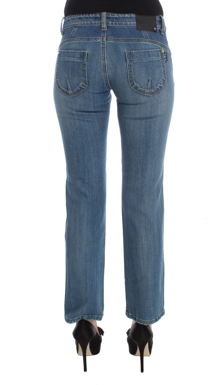 Pair of blue jeans on a mannequin