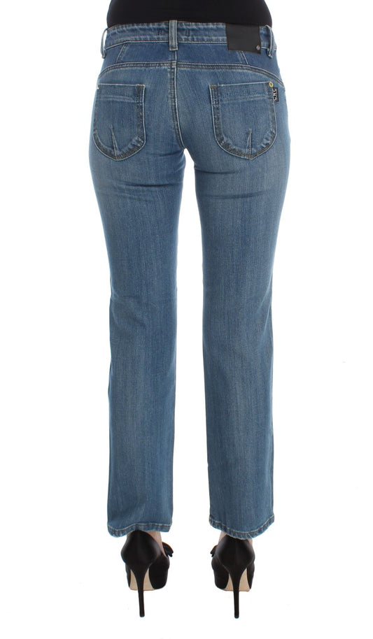Pair of blue jeans on a mannequin
