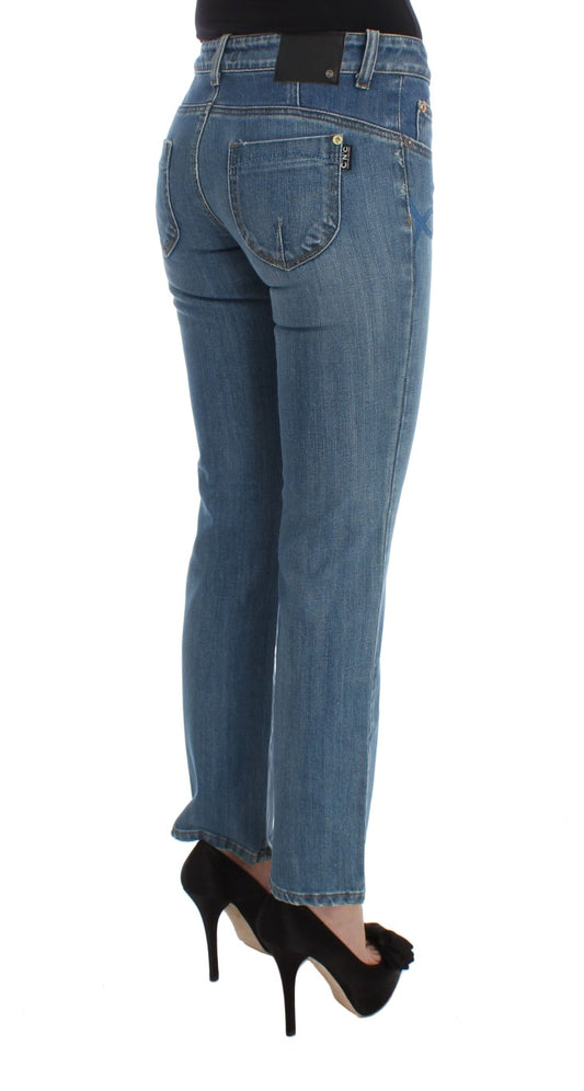 Pair of blue jeans on a mannequin