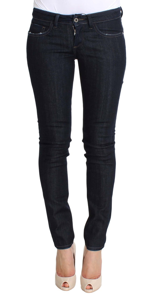 Pair of blue jeans on a mannequin