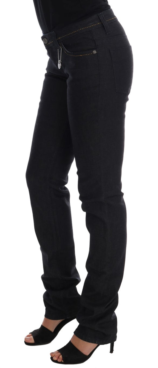 Woman wearing black jeans