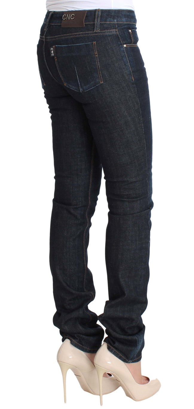 Pair of blue jeans on a mannequin