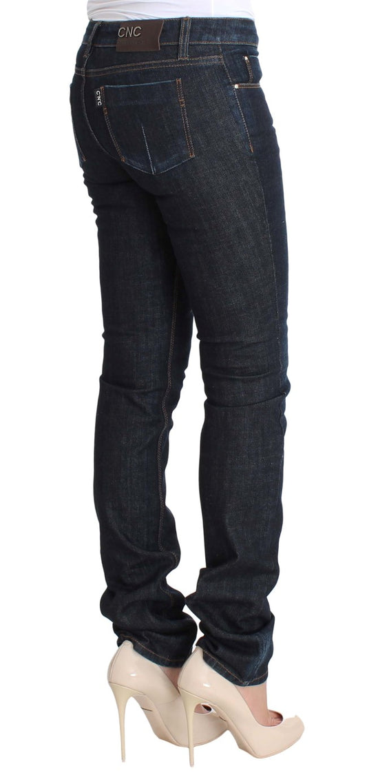 Pair of blue jeans on a mannequin