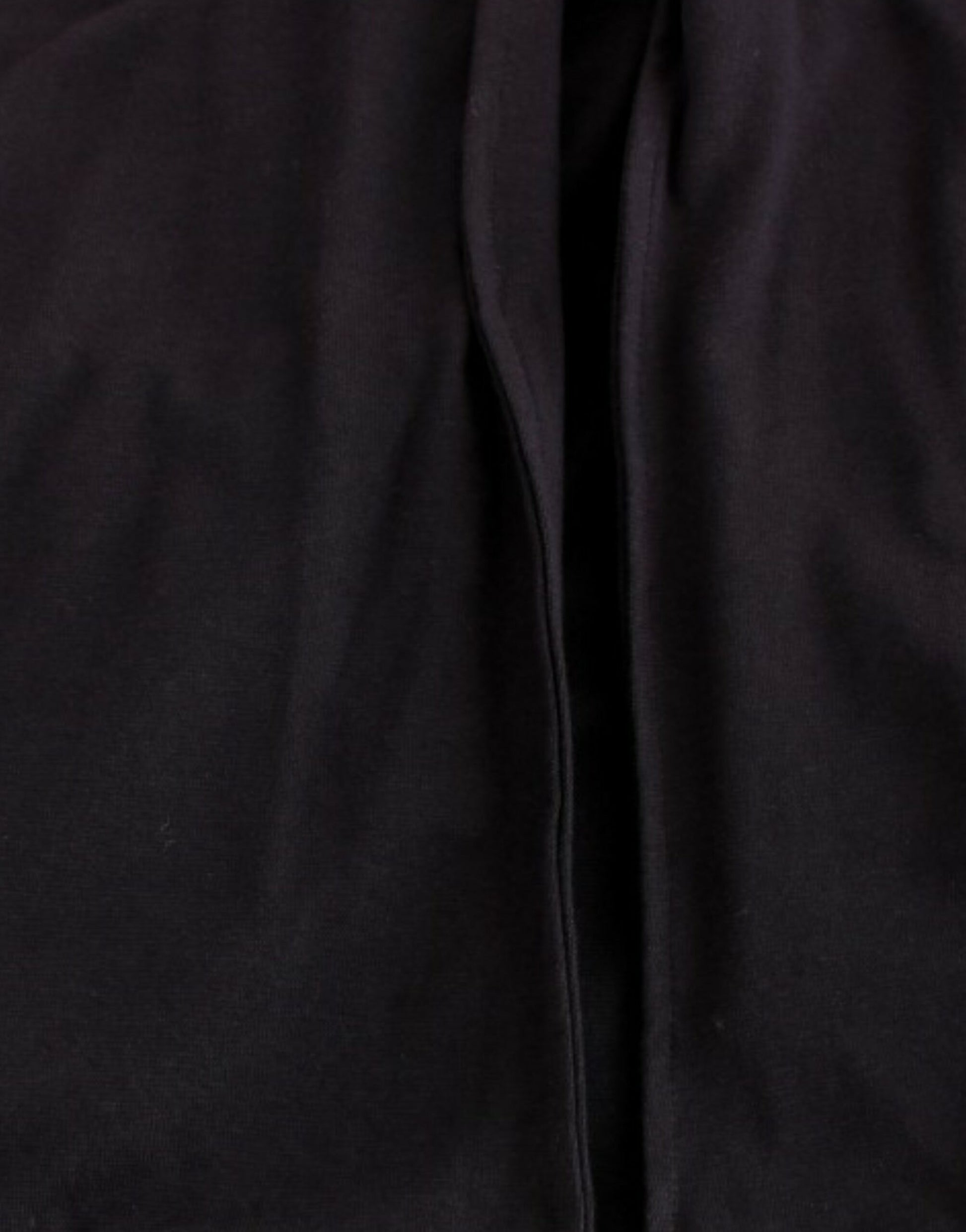 Black jacket with zippered front