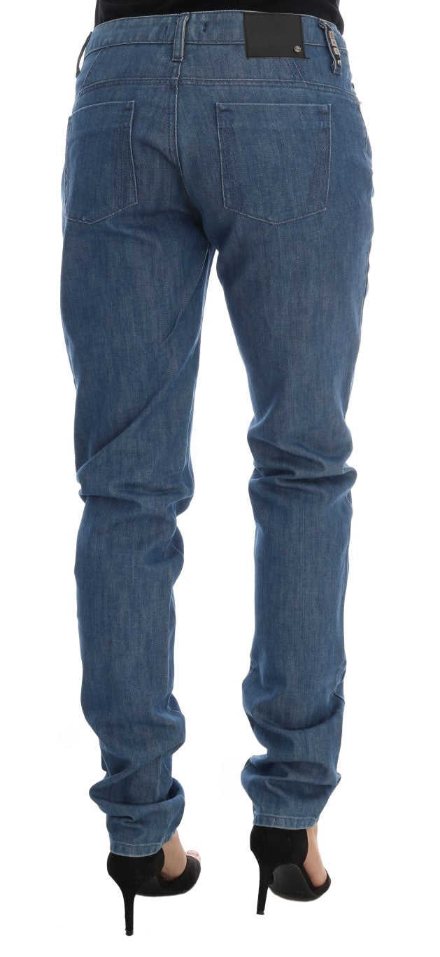 Pair of blue jeans on a mannequin