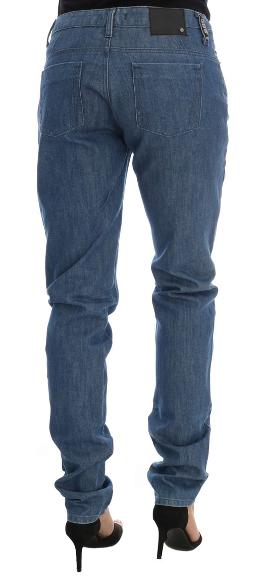 Pair of blue jeans on a mannequin