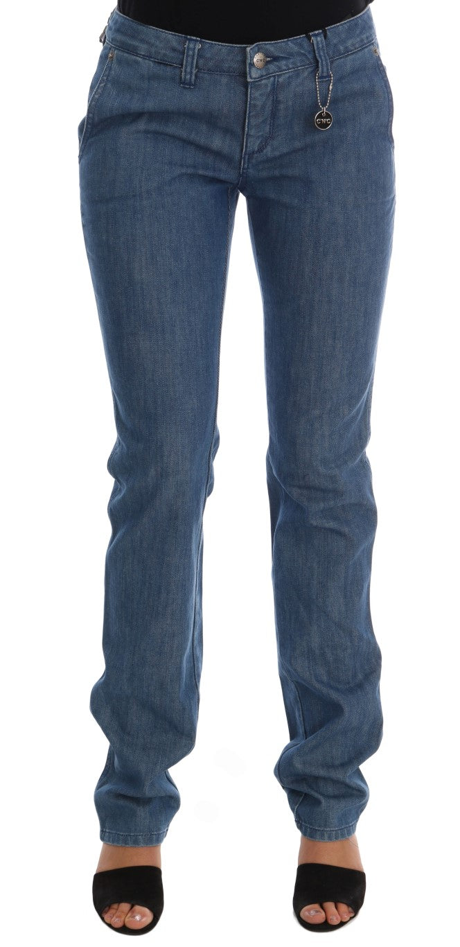 Pair of blue jeans on a mannequin