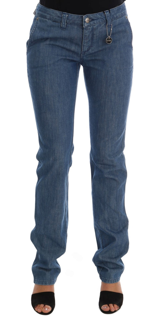 Pair of blue jeans on a mannequin