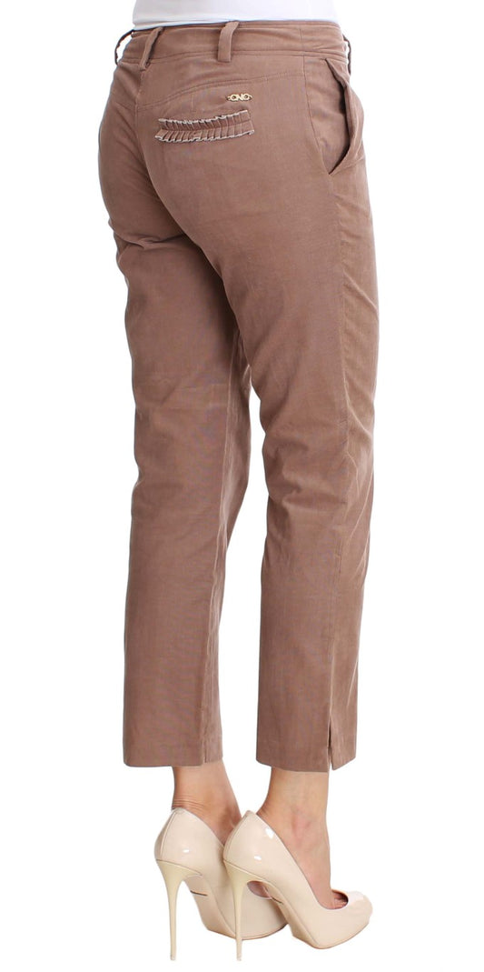 Pair of brown pants on a mannequin