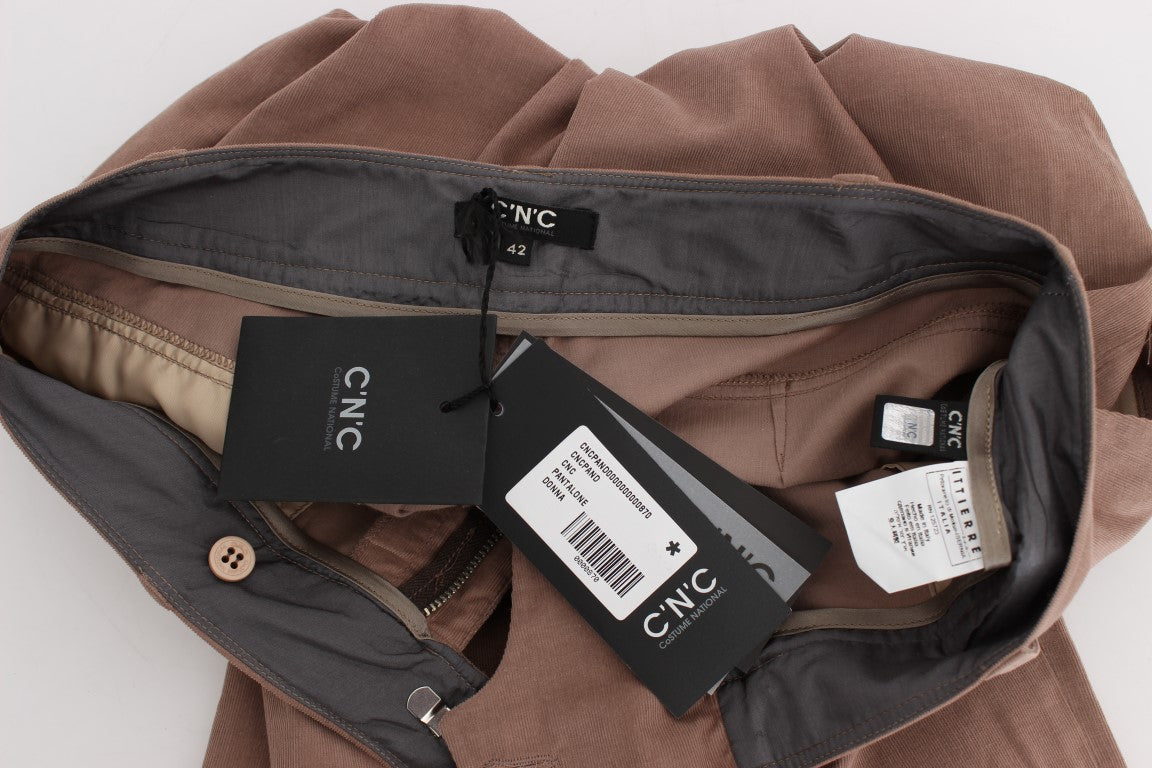 Brown jacket with tags inside