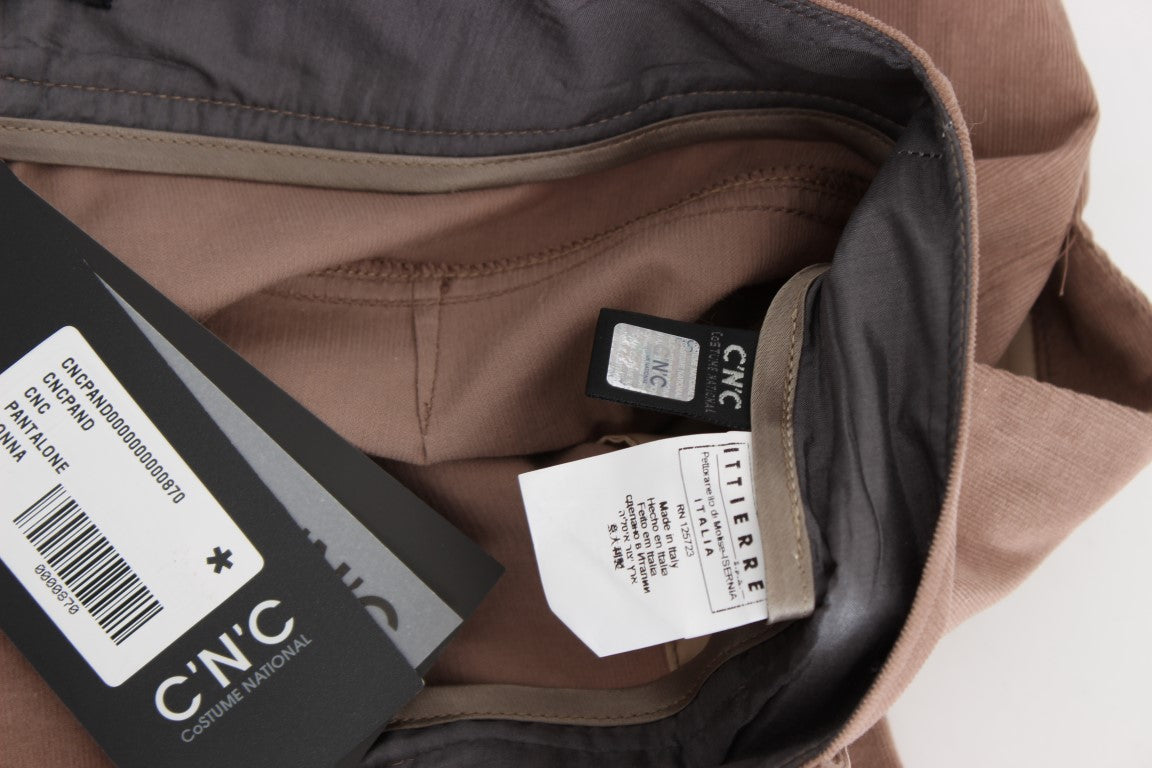 Brown jacket with tags inside
