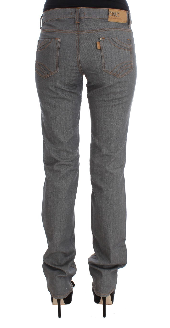 Pair of blue jeans on a mannequin