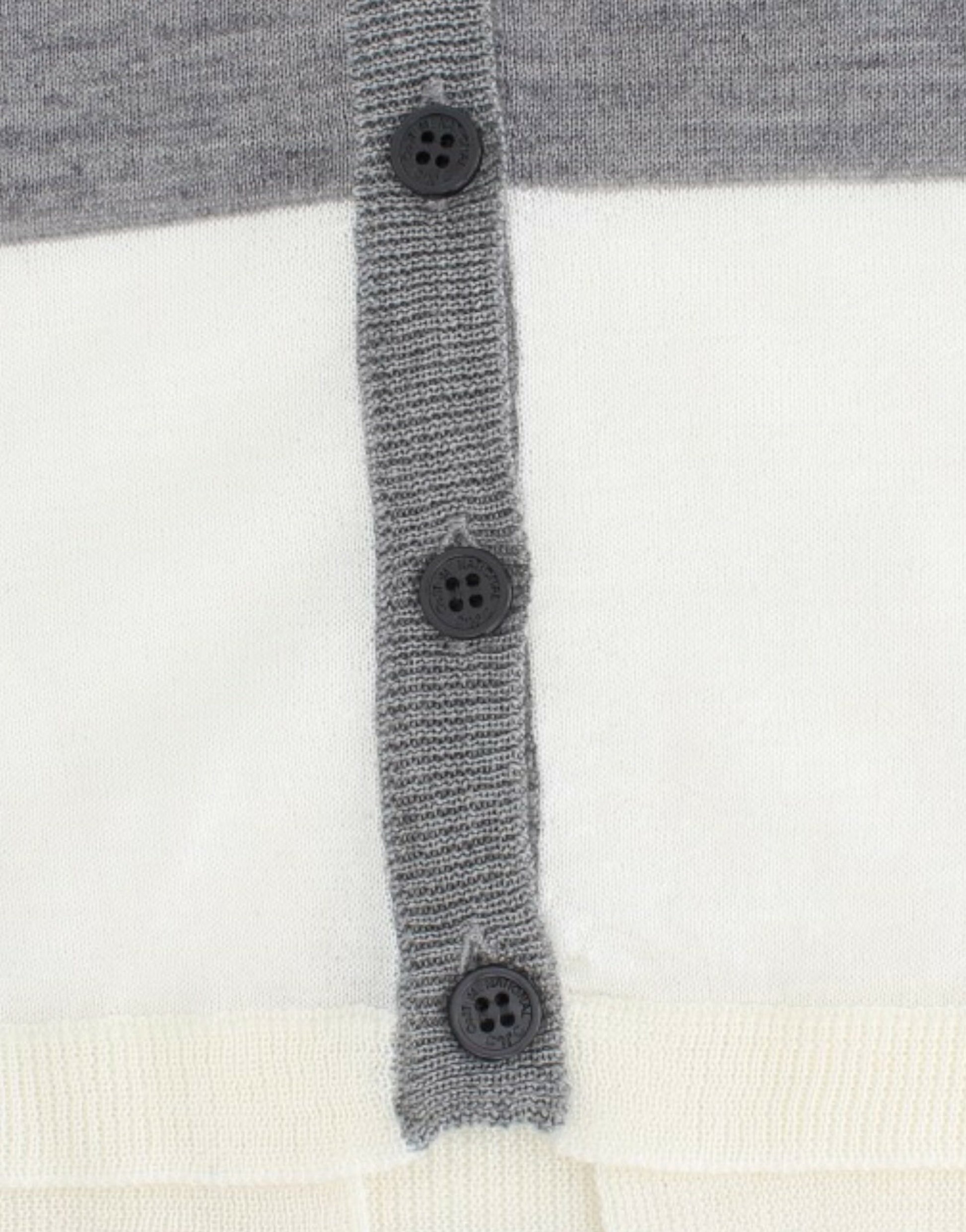 Knitted sweater with buttons on front