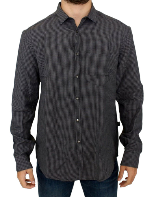 Long sleeve shirt with button down front