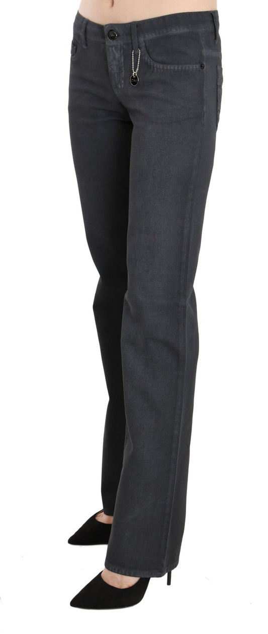 Pair of dark blue jeans on a mannequin