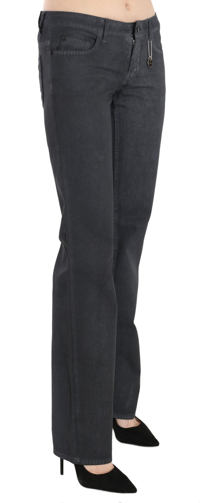 Pair of women's jeans with flared legs