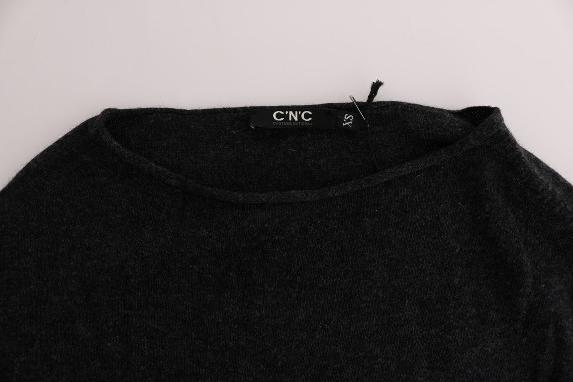Black long sleeve shirt on hanger