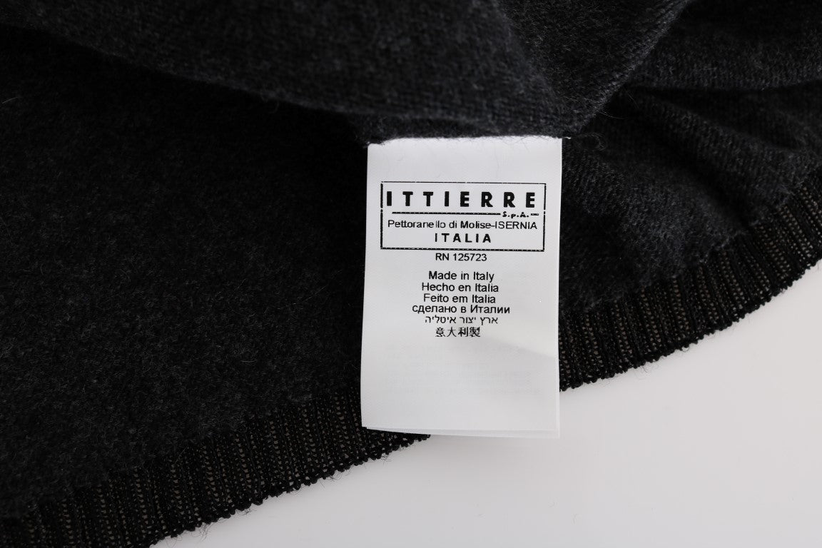 Black fabric with white label attached to it