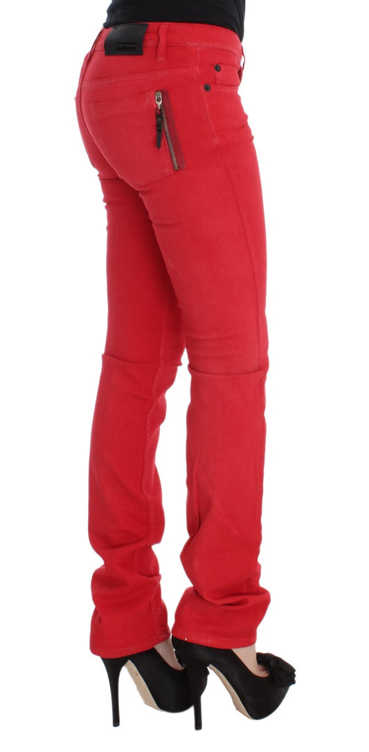 Red pants on a mannequin