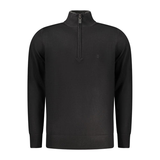 Black sweater with zipper