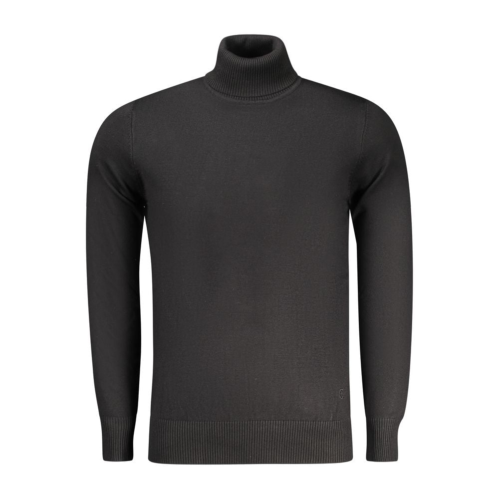 Black turtleneck sweater on a mannequin