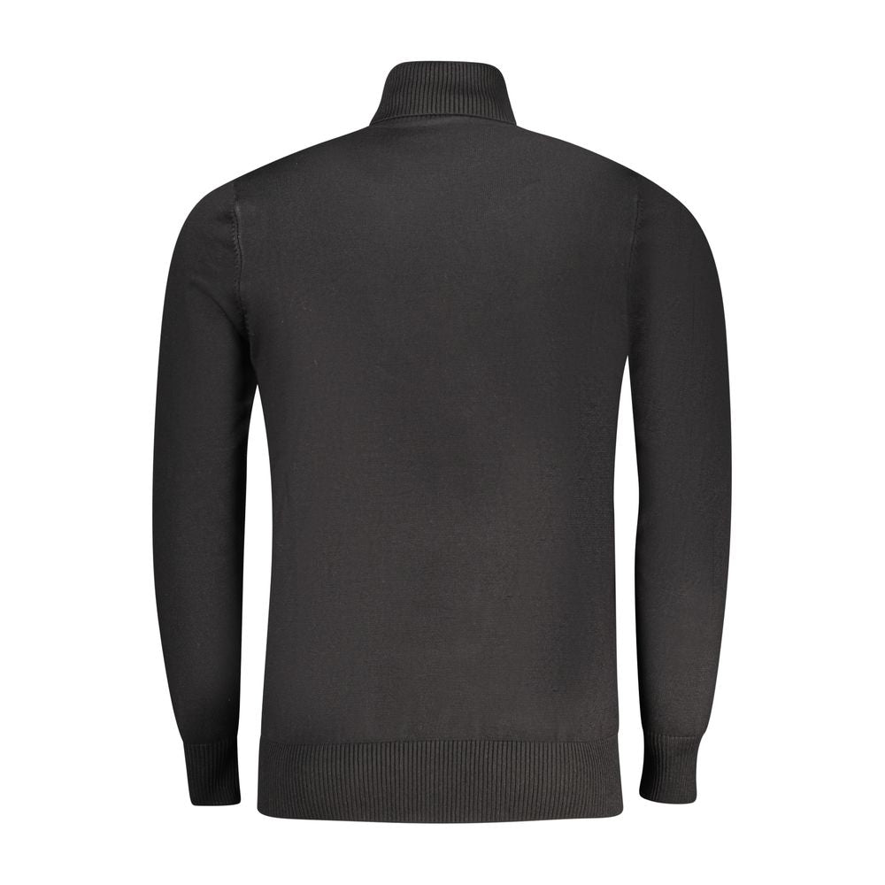 Black turtleneck sweater on a mannequin