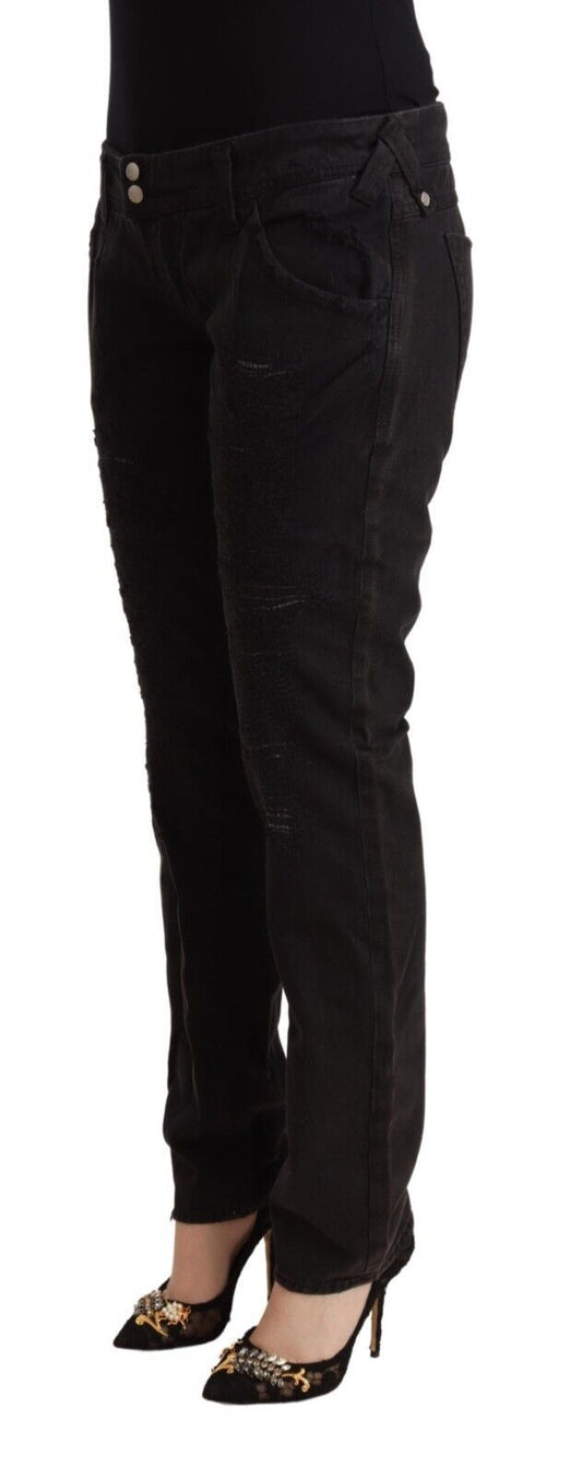 Pair of black pants on a mannequin