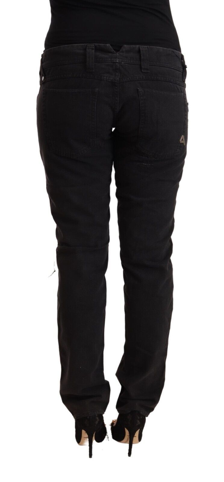 Pair of black skinny jeans on a mannequin